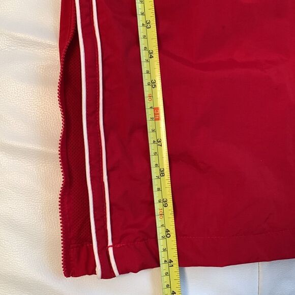 Aeropostal Red Lightweight Nylon Unisex Pants Size S - Picture 6 of 11